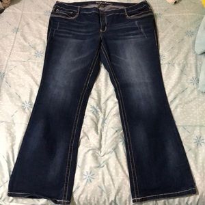 New woman/ladies blue jeans size 22